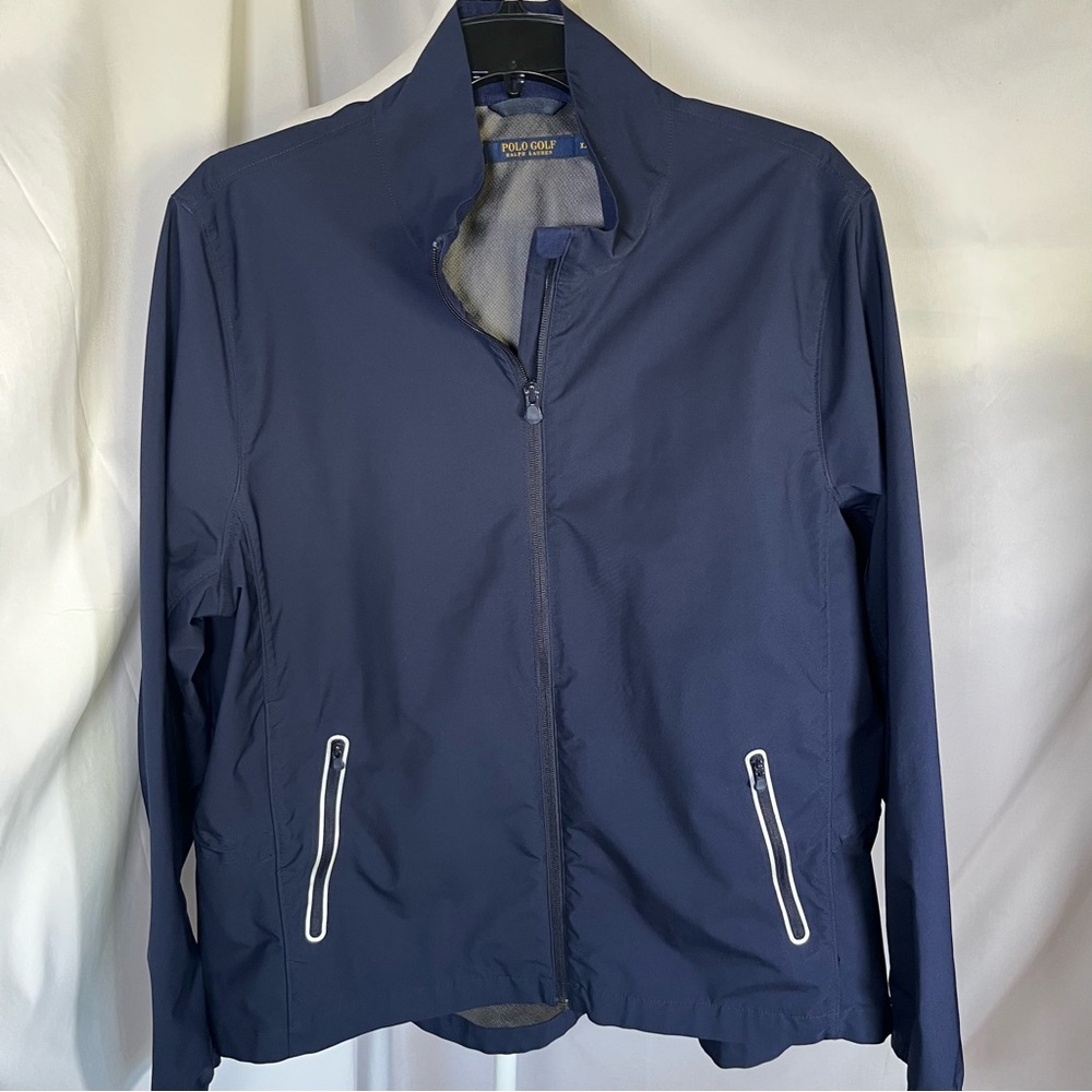 Ralph Lauren Polo‎ Golf Women’s Water Resistant Full Zip Jacket Navy Blue XXL
